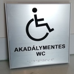 Braille ajtó táblák